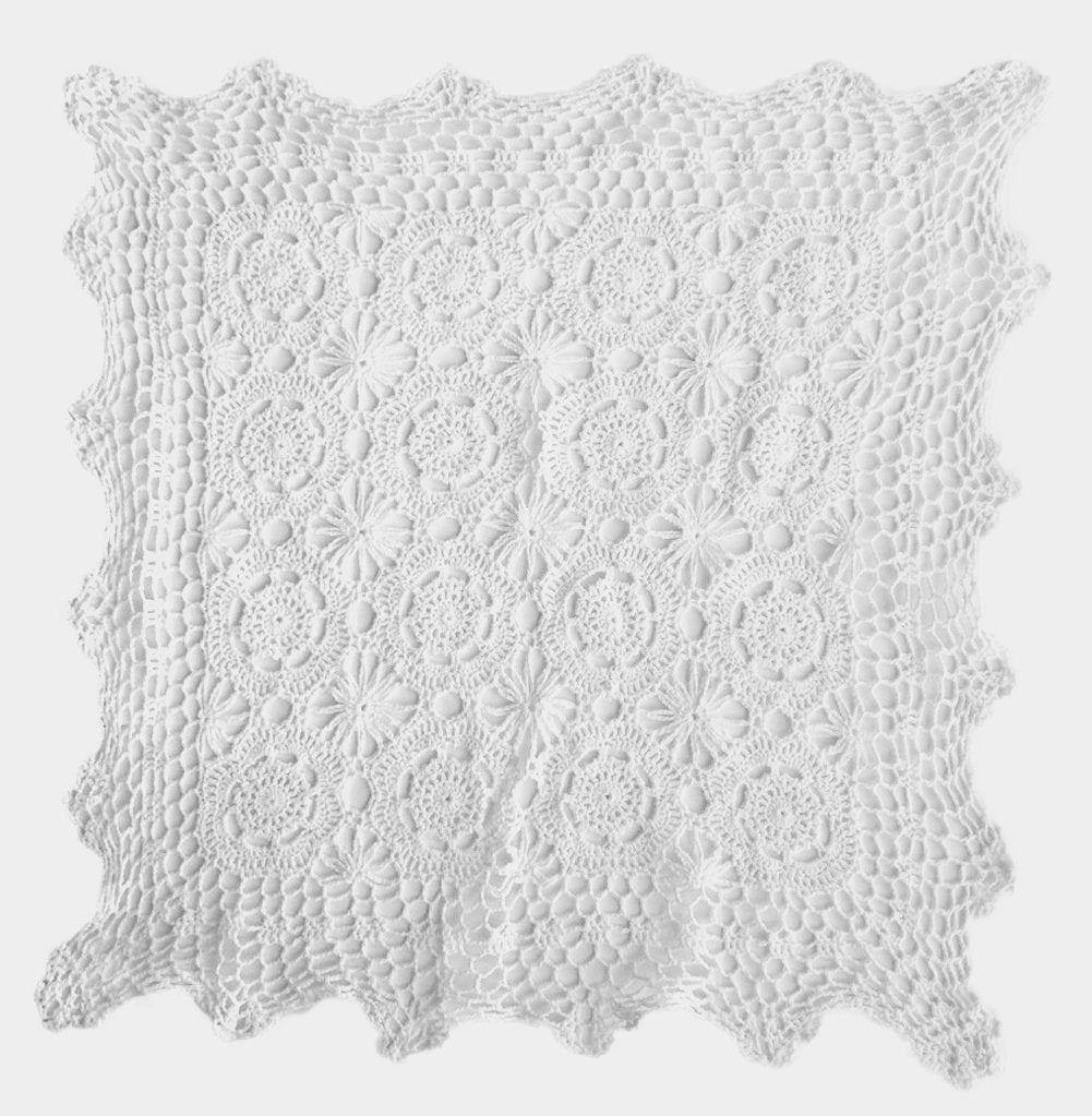 Fennco Styles Handmade Crochet Traycloth Cotton Doilies