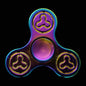 Electroplating colorful fingertip spinning top