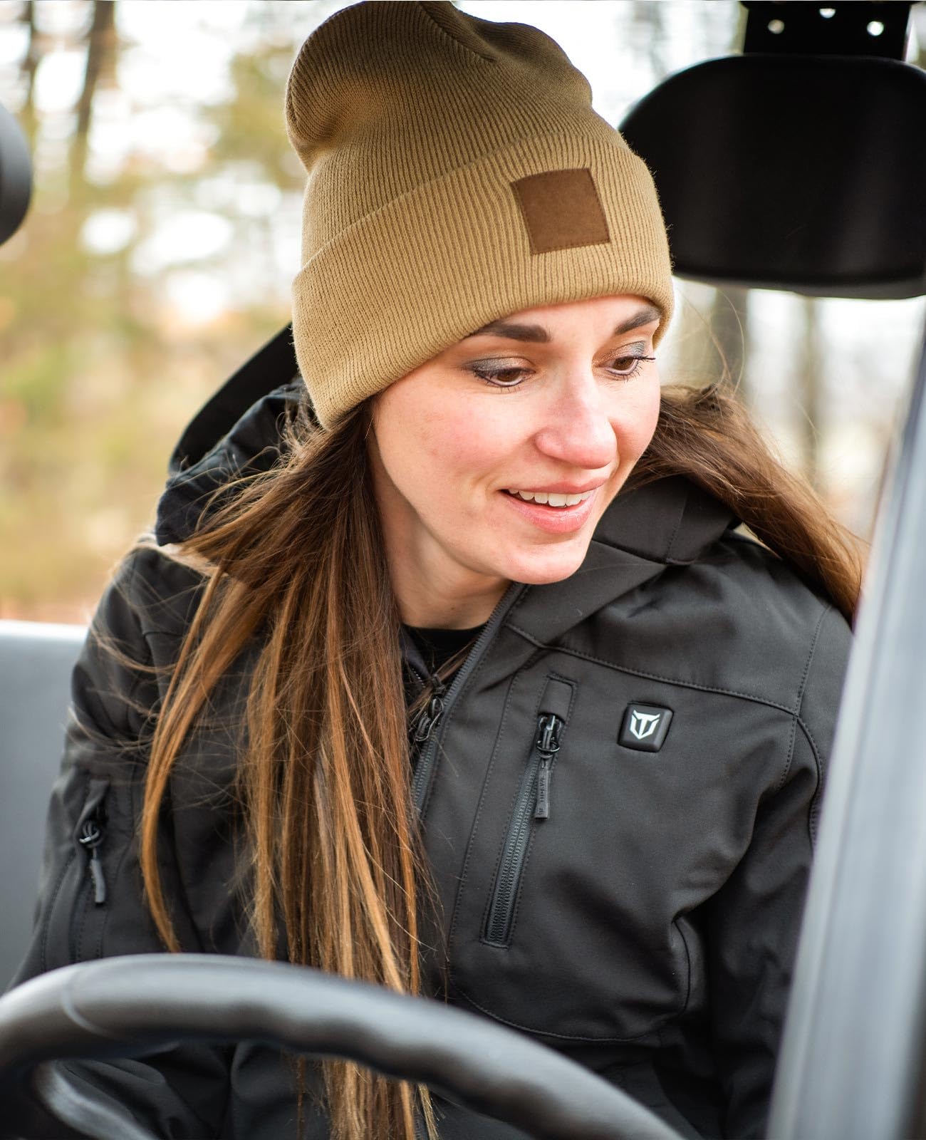 TIDEWE Heated Jacket for Women with Battery Pack (Black, Pink, Camo, Size S-XXL)