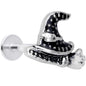 16G 5/16 Broom Witch Hat Halloween Labret Monroe Tragus