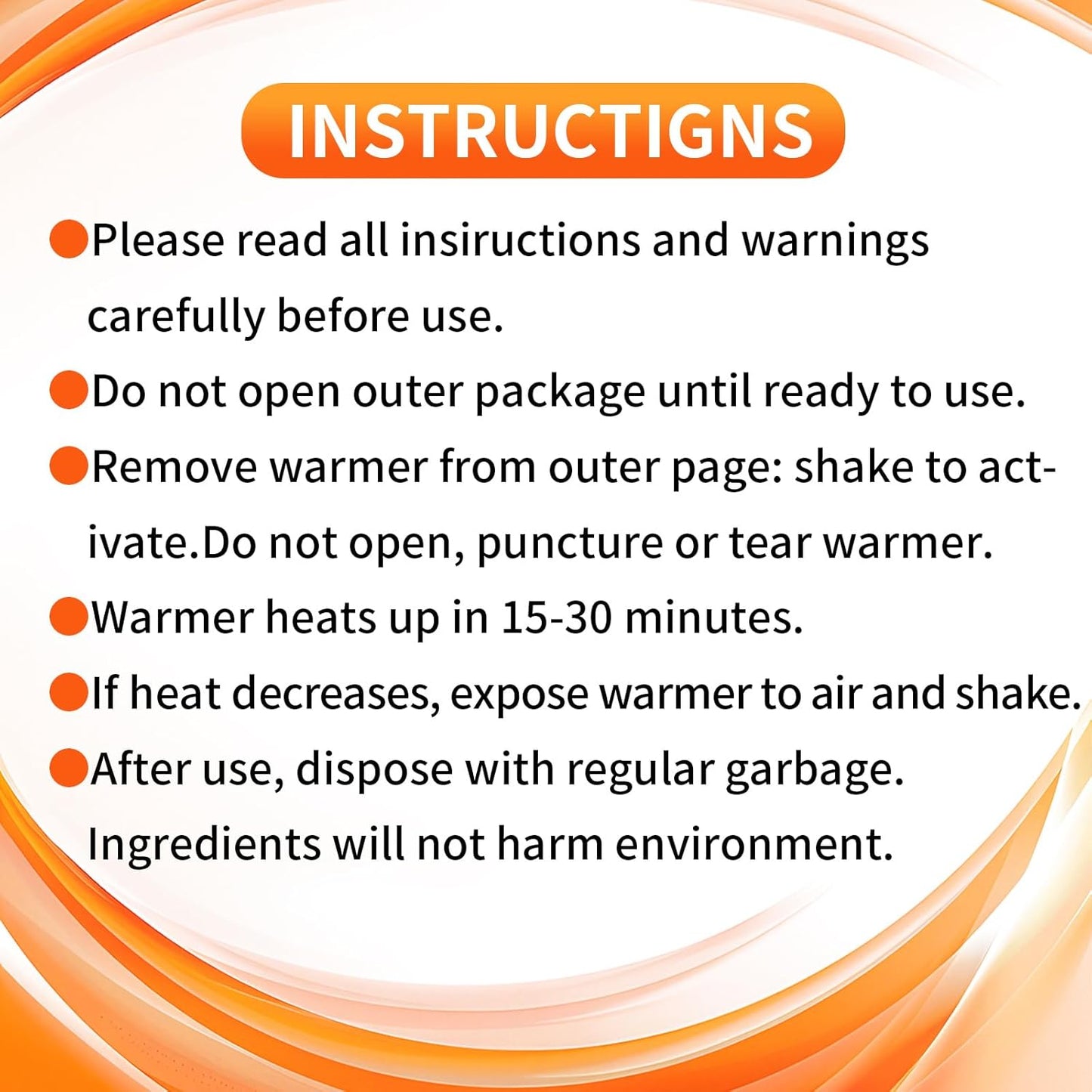 10 Pack Hand Warmers Disposable - Up to 15 Hours of Heat - Super Long Lasting Air Activated Warmers, All Natural & Portable for Body, Hands & Toes - Odorless Hot Warmer Gifts for Winter Work