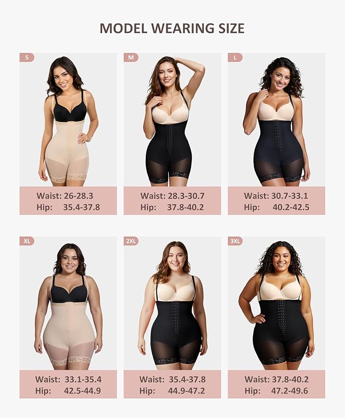 Women's Faja Body Shaper | Tummy Control & Butt Lifting Shapewear
