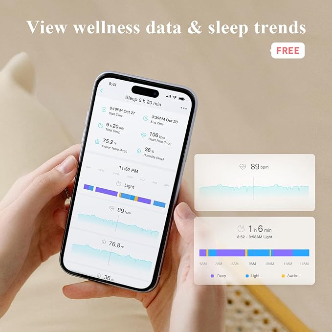 Sense-U Smart Sock Shoe Baby Monitor (Long Range) – Track Baby’s Heart Rate, Movement, and Sleep with Real-Time Alerts from Anywhere
