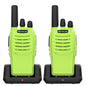 Retevis H-777 Rechargeable Walkie Talkies, Mini 2 Way Radios Long Range, Small Walky Talky, Portable FRS Two Way Radios with LED Flashlight(Black, 2 Pack)