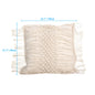 Hand-woven tassel pillow