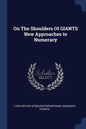 On The Shoulders Of GIANTS New Approaches to Numeracy - Paperback