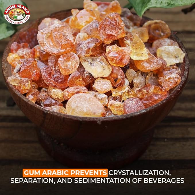 Angel Brand Gum Arabic Spice 1.5 Oz Pouch Pack of 3 - Sourced from the Finest Trees - Enjoy Culinary Creations with Our Premium Gum Arabic