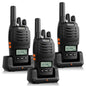 Retevis H-777 Walkie Talkies Rechargeable, 2 Way Radios Long Range, Portable FRS Two-Way Radios, Short Antenna, LED Flashlight, for Adults Family Outdoor (3 Pack)