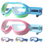 Graynoma Swim Goggles 2 Packs with Earplugs UV Protection Green Pink Size 10-18