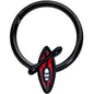 16G 3/8 Black Red Summer Kayak Boat Hinged Segment Ring
