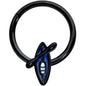 16G 3/8 Black Blue Summer Kayak Boat Hinged Segment Ring