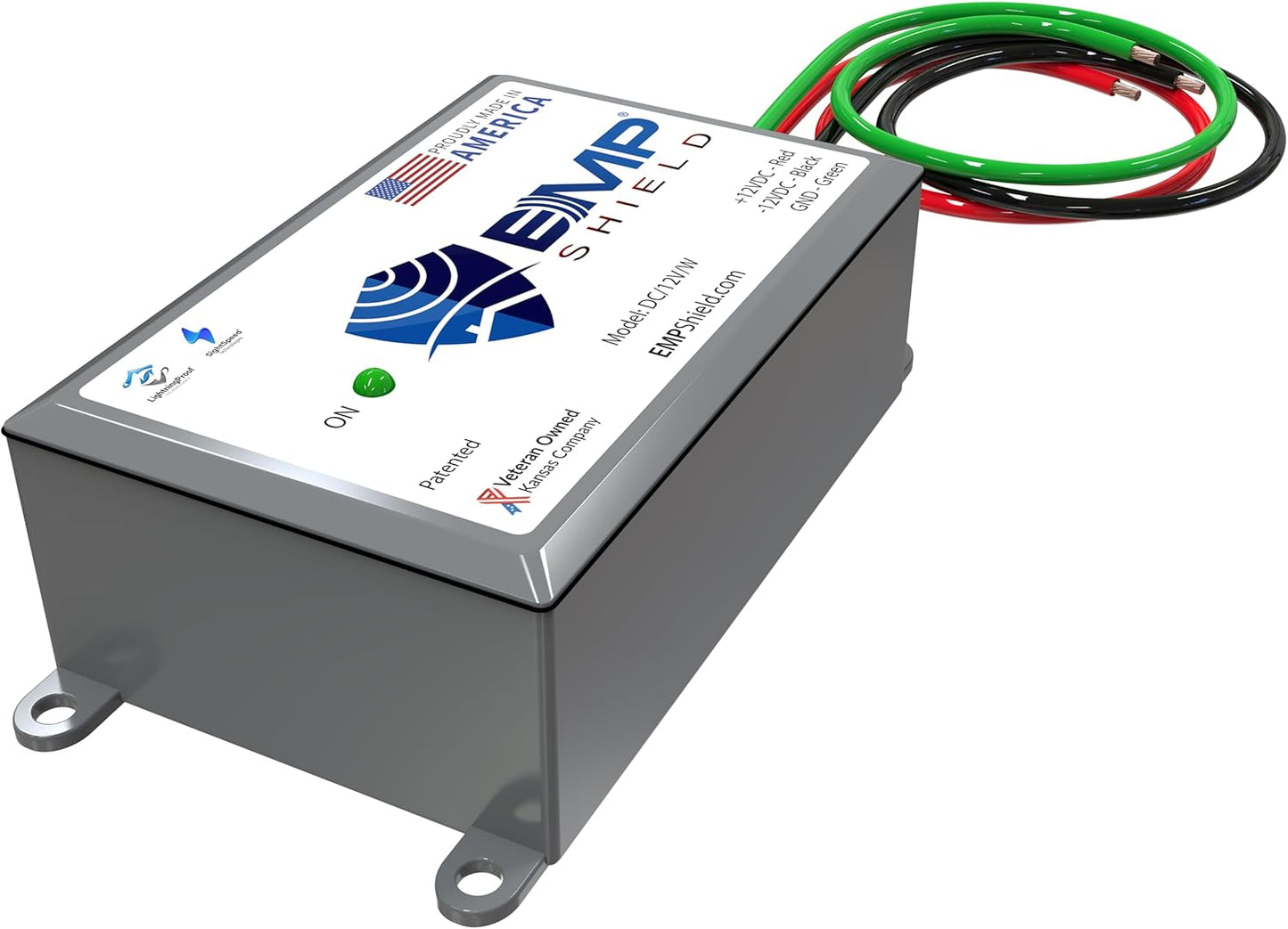EMP Shield - Home & Vehicle EMP Lightning Protection + CME Defense Flush Mounted Breaker Box and 12 Volt DC for Car and Truck (SP-120-240-RL & DC-12V-WV)