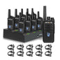 Retevis RT68 2 Way Radio, Long Range Walkie Talkies for Adults (10 Pack) with 10 Multi Way Charger, Easier Securer Charging, 1200mAh, Compact Handheld Two Way Radios Rechargeable for Industry