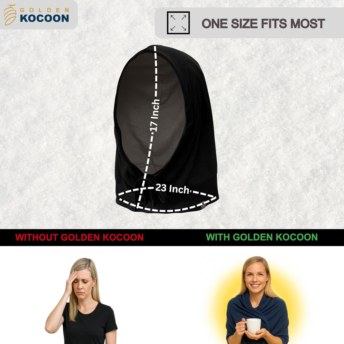 EMF Hood- Organic Cotton & Bamboo Viscose outter, with EcoShield™ Bamboo Lyocell Fara-Day Silver Liner - Cover Head & Neck - Ideal for Everyday 5 G, B T, Smart Meter & Wi Fi environments- Hat Cap