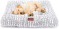 Dog Crate Bed Pad Soft Plush Washable Kennel Mat Anti Slip 24x18 For Small Dogs