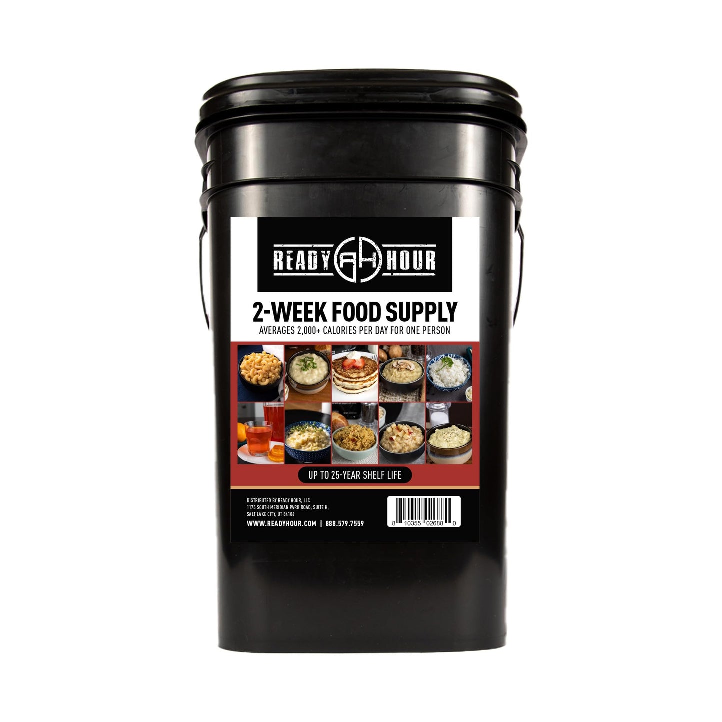 Ready Hour 72-Hour Emergency Food Kit Sample - Survival Meals Variety Pack for Disaster Prep, Freeze-Dried/Dehydrated Camping Food, Bug Out Bag MRE Alternative, Preparedness & Power Outage Supplies