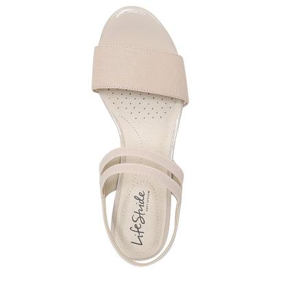 LifeStride Womens Yolo Sandal Tender Taupe Size 6 M