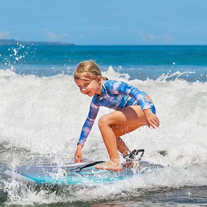 Goplus 41''/37''/33'' Lightweight Body Board for Beach, Surf Board with EPS Core, XPE Deck, HDPE Slick Bottom, Wrist Leash, Bodyboard for Kids Adults Surfing