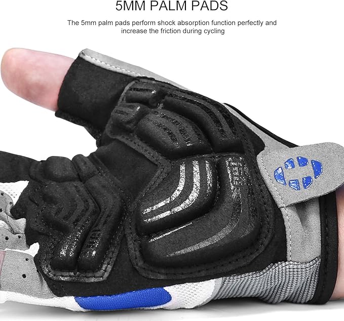 INBIKE 5mm Padded Half Finger Bike Bicycle Cycling Gloves