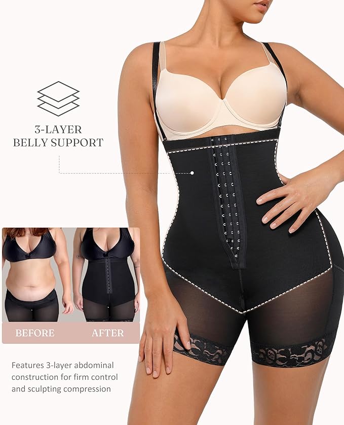 Women's Faja Body Shaper | Tummy Control & Butt Lifting Shapewear