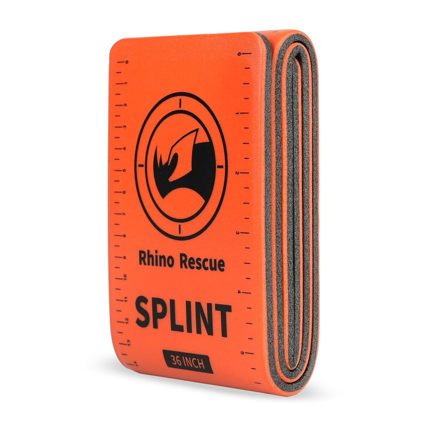 RHINO RESCUE Bundle- Non-Vented Chest Seal, IFAK Emergency Trauma Dressing+First Aid Splint 36" X 4.3" Orange-Gray