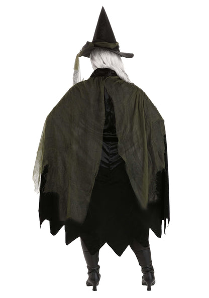 Cool Witch Costume - Women's Gothic Witch Outfit with Hat and Cape
