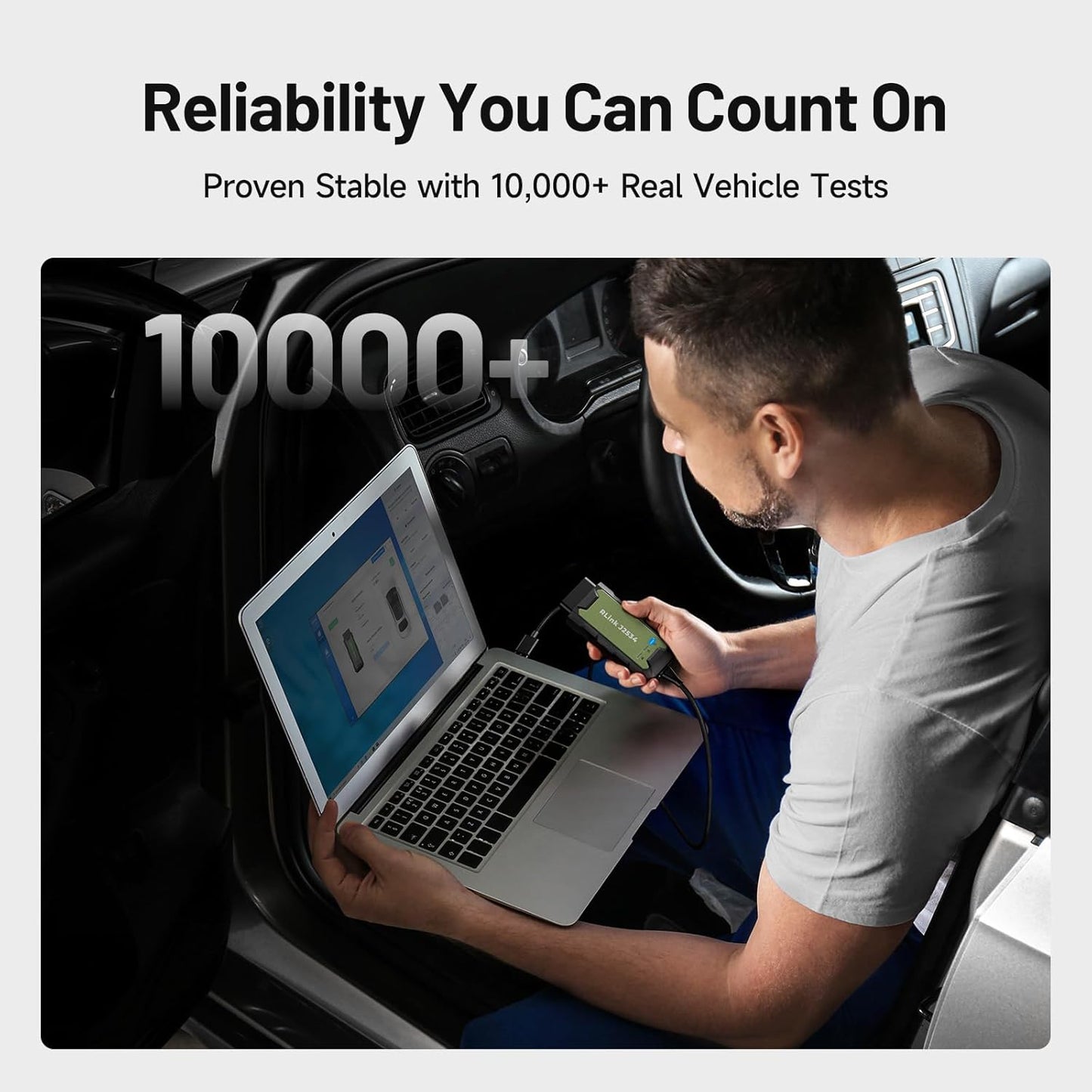 TOPDON RLink J2534 OEM Reprogramming and Diagnostic Tool, Enhanced J2534 VCI, J2534 Pass-Thru for J2534/D-PDU/CAN-FD/DoIP, Supports 17+ Vehicle Brands, No OE Software Provided