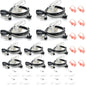 Case of 10, Retevis Walkie Talkies Earpiece with Mic 2 Pin Acoustic Tube Headset, for RT22 RT21 RT68 H777, Compatible with Pxton Baofeng BF-888S BF-T26 Kenwood walkie talkie, Two Way Radio Earpiece