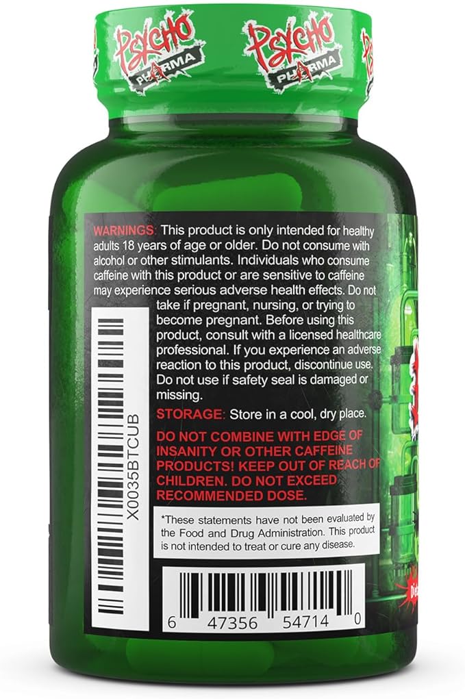 Psycho Pharma Far Beyond Driven, for Increased Energy to Burn with Improved Focus, Positive Mood.