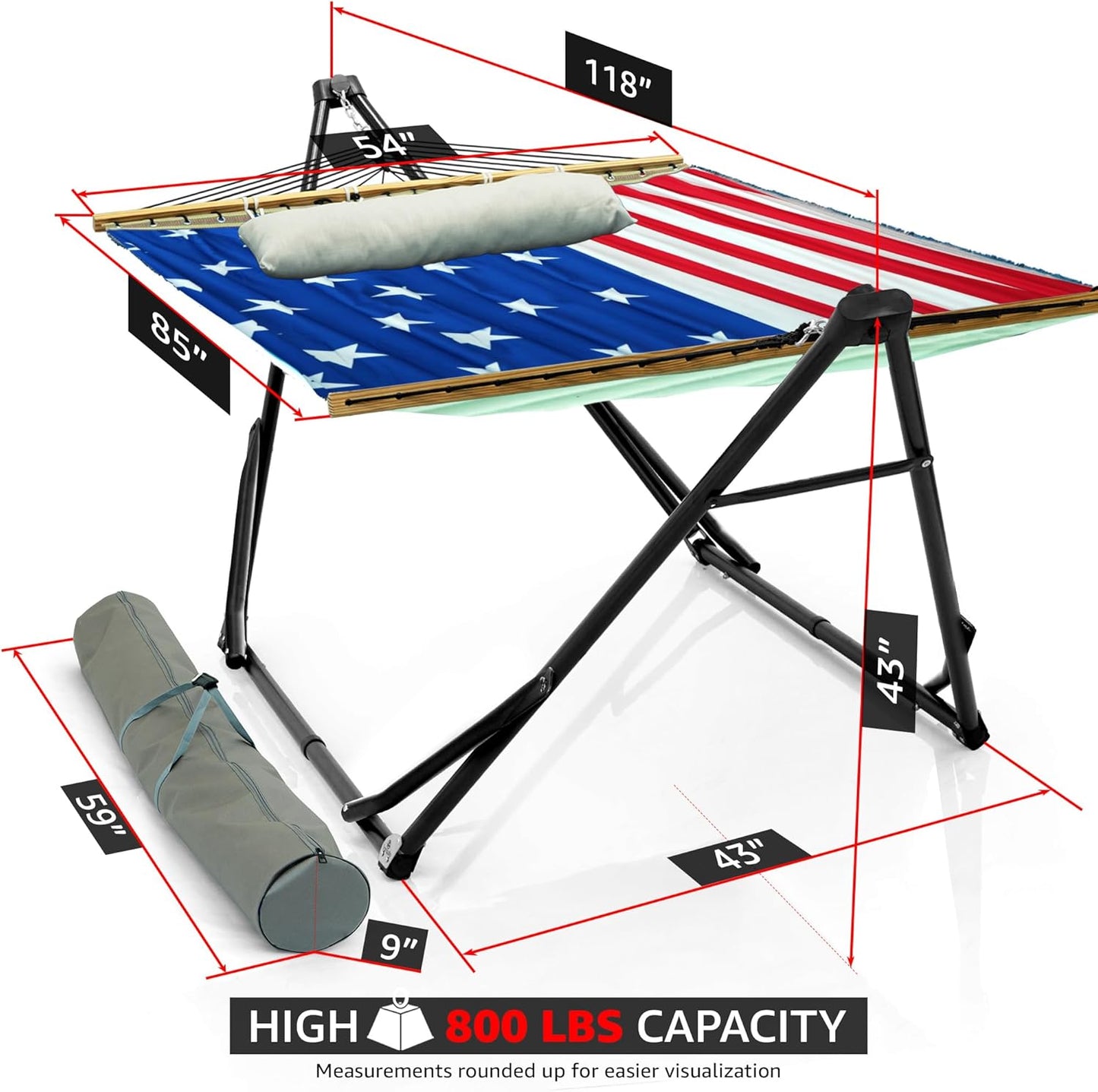 Tranquillo Unity Canvas Hammock Stand for Ultimate Relaxation