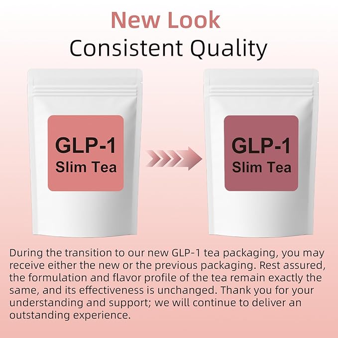 GLP-1 Detox Tea，7 Carefully Selected Plant-Based Ingredients to Complement Balanced Eating Habits,Yerba Mate, Cinnamon, Gardenia & More, No Sugar or Artificial Additives–30Tea Bags (1 Pack)