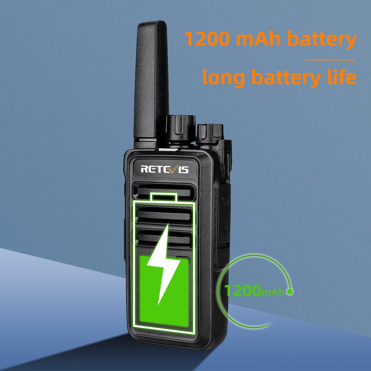 Retevis RT68 Walkie Talkies with Earpiece, Portable FRS Two-Way Radios Rechargeable, with 6 Way Multi Unit Charger, Hands Free, Long Range, Rugged 2 Way Radios 6 Pack for Adults School Church