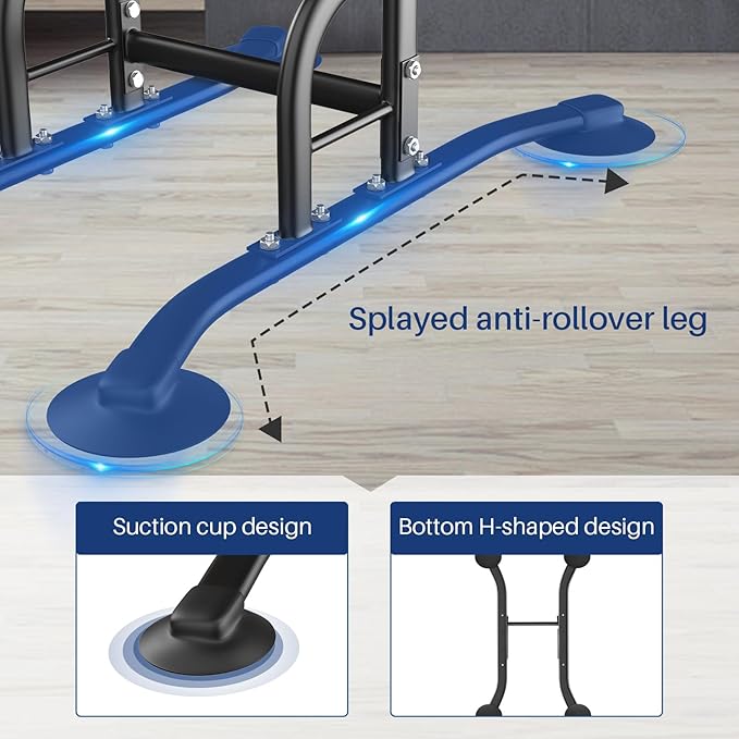 BangTong&Li Power Tower, Pull Up Bar Dip Station/Stand for Home Gym Strength Training Workout Equipment