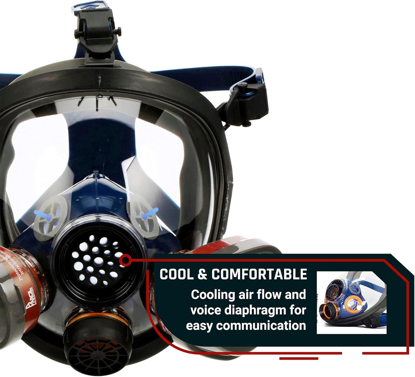 Parcil Distribution PD-101 Light Amber Respirator