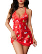 Satin Lace Chemise Nightgown - Sexy Lingerie Sleepwear for Women S-4XL