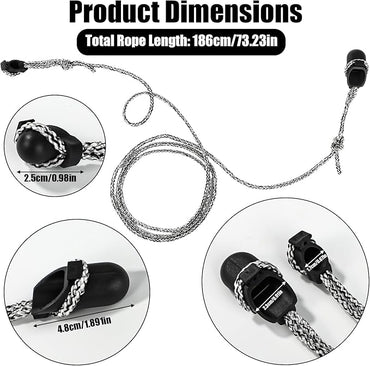 Archery Recurve Bow Stringer Tool, Heavy-Duty Nylon Safety Stringing Accessories for Recurve, Traditional, and Long Bows