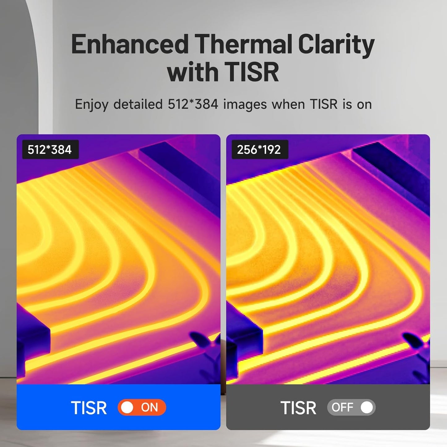 TOPDON TC001 Thermal Camera for Android, Super IR 512x384 High Resolution, Thermal Imaging Camera, Thermal Imager - Optimized Temperature Accuracy, Works for Smartphones and Tablets & PC(not for iOS)