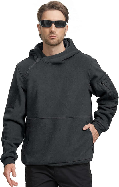 FREE SOLDIER Men's Fleece Pullover, Multiple Style Options
