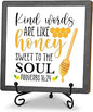 Spring Honey Bee Wood Sign Home Decor