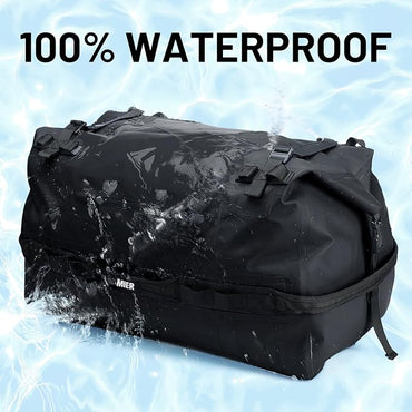 MIER Large Waterproof Duffel Bag Rolltop Dry Backpack Duffle Bags for Kayaking, Rafting, Boating, Swimming, Camping, Travel, Gym, Beach, 60L/80L