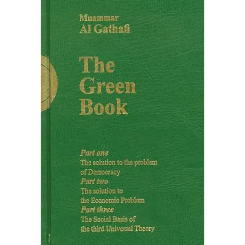 Gaddafi's "The Green Book" - Paperback