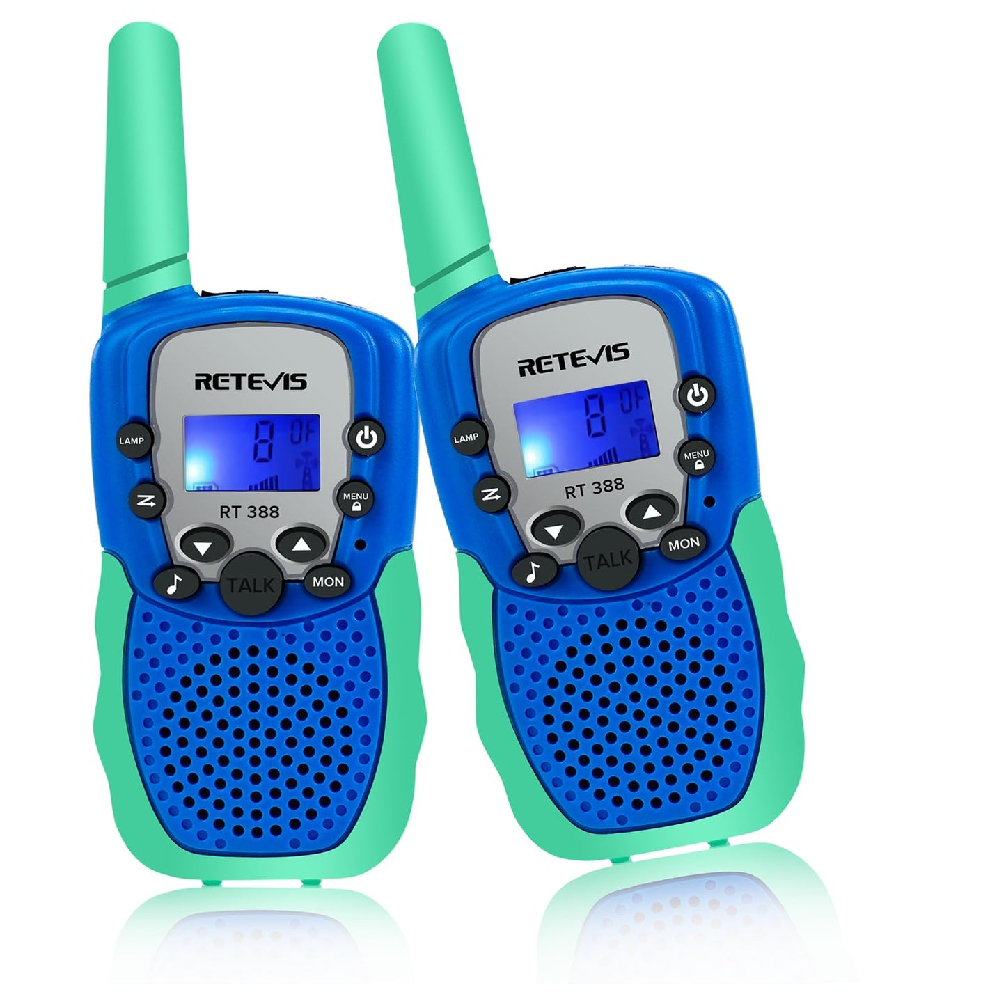 Retevis RT388 Walkie Talkies for Kids, Birthday Gifts for 6 7 8 9 10 11 12 Year Old Girls, 22 CH LCD Flashlight, Pink Walkie Talkies Christmas Gifts Toys for Girls(Pink, 2 Pack)