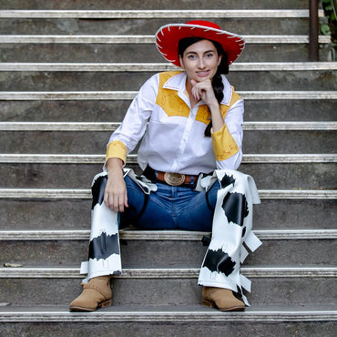 Cowgirl Jessie Movie Character Halloween Cosplay Costume Accessory Chaps
