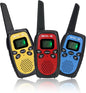 Retevis RT628S Walkie Talkies, RT628 2.0 Newer Version Portable FRS Two-Way Radios, Safe Mode, VOX Hands Free, Walkie Talkies for Adults Kids Camping Hiking Adventure (3 PCS)