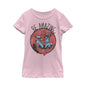 Marvel Girls Classic Be Amazing Short Sleeve Tee Light Pink Size XS