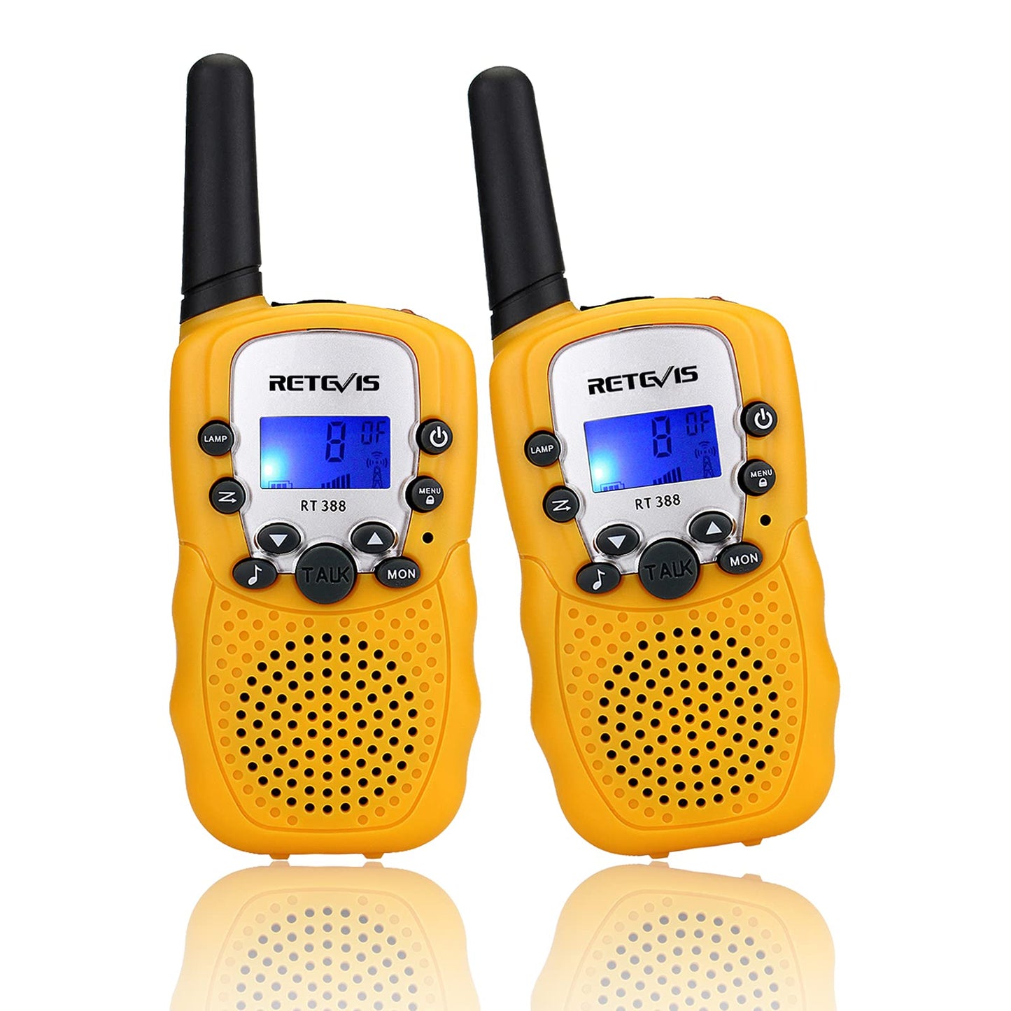 Retevis RT388 Walkie Talkies for Kids, Birthday Gifts for 6 7 8 9 10 11 12 Year Old Girls, 22 CH LCD Flashlight, Pink Walkie Talkies Christmas Gifts Toys for Girls(Pink, 2 Pack)
