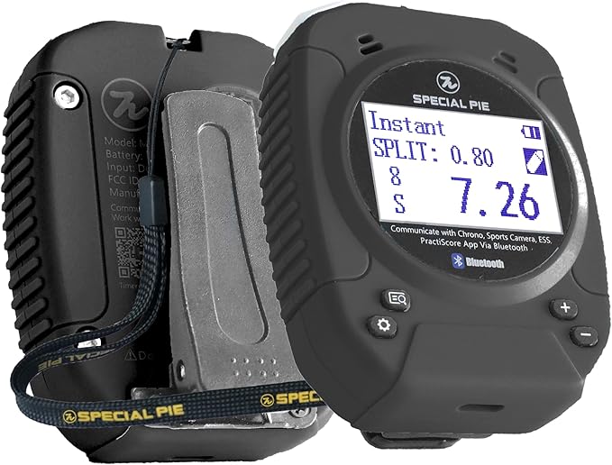 Shot Timer for Shooting - Upgraded Shooting Timer for Training & Dry Fire Practice, Loud Buzzer and Auto-Backlight, Ideal for IPSC, IDPA, USPSA