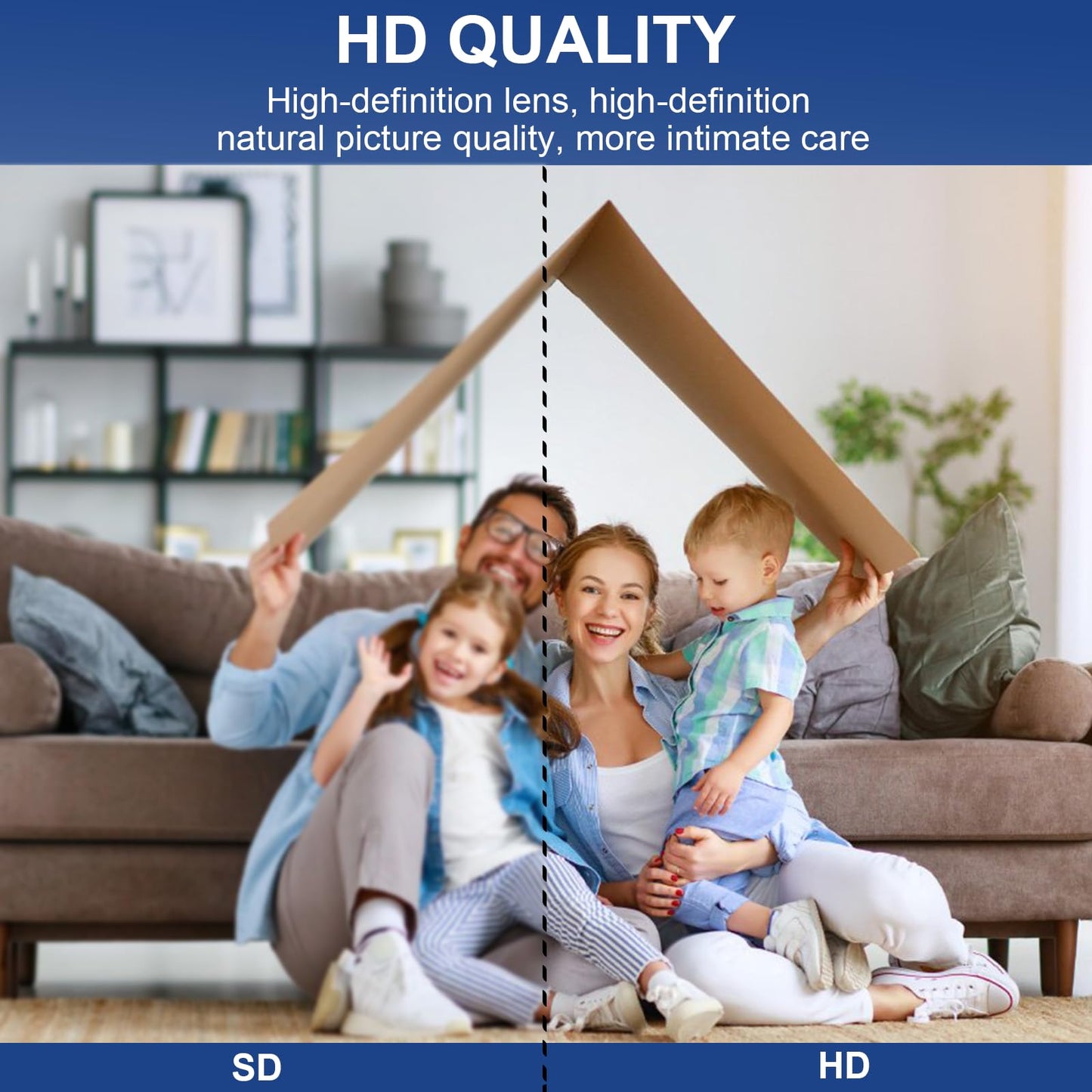 senri 3 Pack 1080P HD WiFi Mini Security Cameras Indoor Outdoor