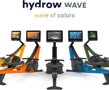 Hydrow Wave Rowing Machine with 16" HD Touchscreen & Speakers - Foldable | Live Home Workouts, Subscription Required