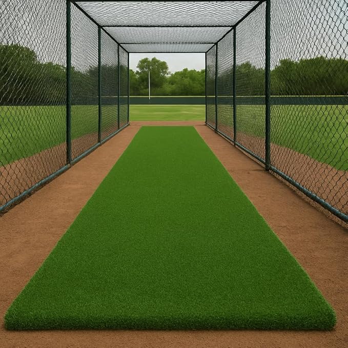 Ottomanson Artificial Turf Golf Hitting Mat 3' x 19' Indoor/Outdoor Waterproof Synthetic Fake Grass for Putting Practice Baseball Football Sports Gym Backyard, Custom Size 2' up to 30'